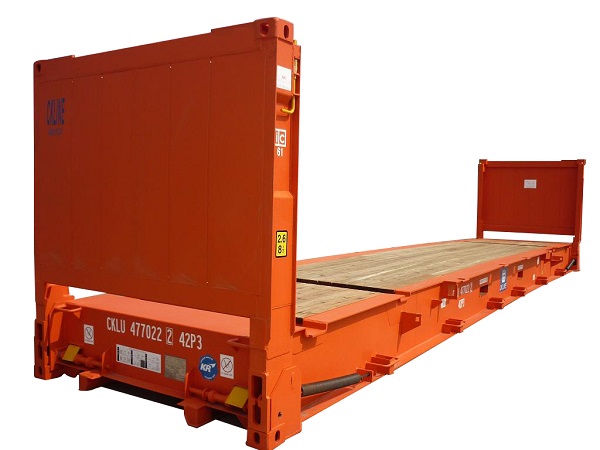 The 40-feet Flat Rack Container Specifications